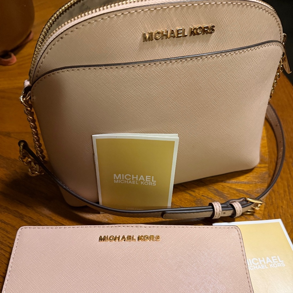 Michael Kors leather cross body bag